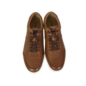 Piloti Leather Driving Sneakers Men 11.5 Brown Low Top Lace Up Portugal